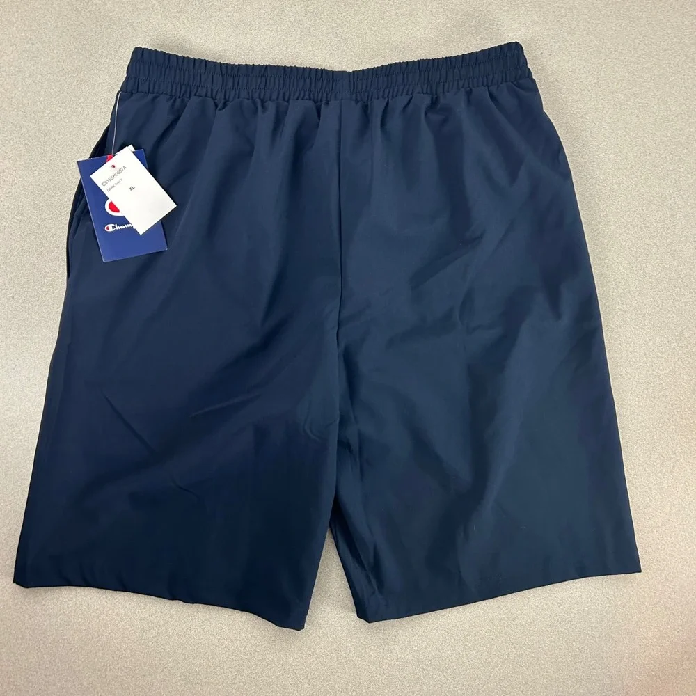 Champion Athletic Shorts Kids XL 18/20 Dark Navy Blue C915SH0607A‎ Stretch